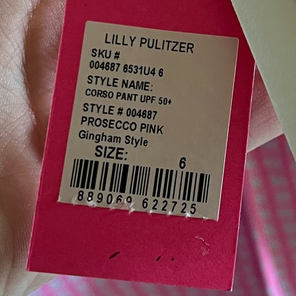 NWT!! Lilly Pulitzer Corso Pant UPF 50+ - Picture 3 of 3